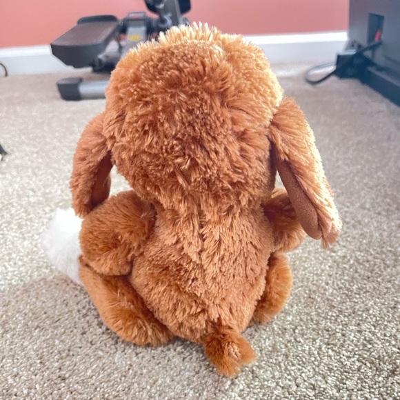 Russ Shining Star Puppy Dog Brown White Stuffed Animal Plush Toy - Picture 3 of 3